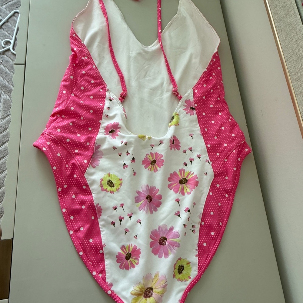 LOVESHACKFANCY
Shailee Mix Print One Piece Swimsuit